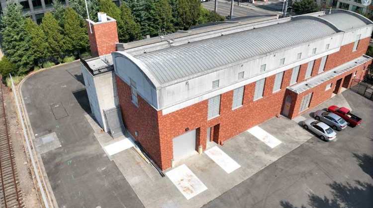 An aerial view of the Elliott West Wet Weather Treatment Facility.