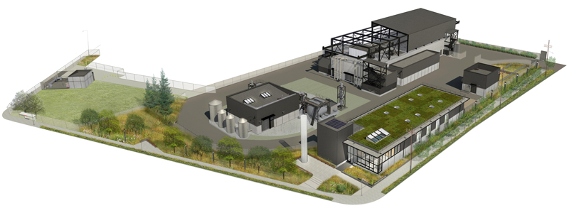 Rendering of Georgetown Wet Weather Treatment System