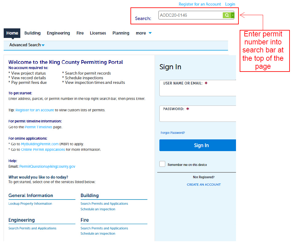 ACA check permit status online