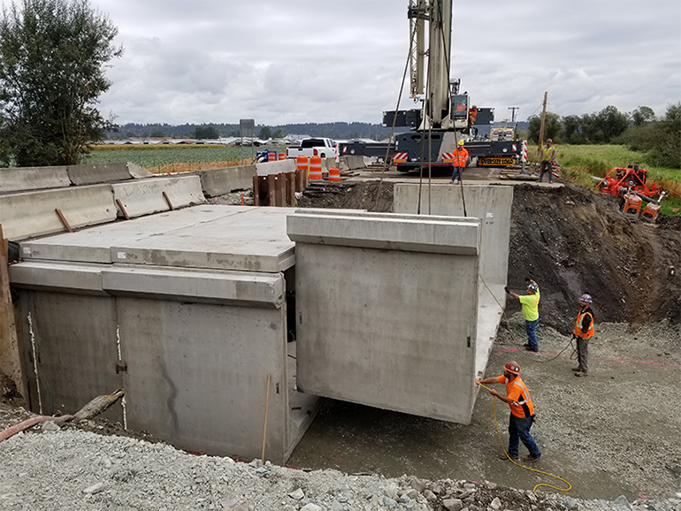 September 16 - second half of new culvert installed.