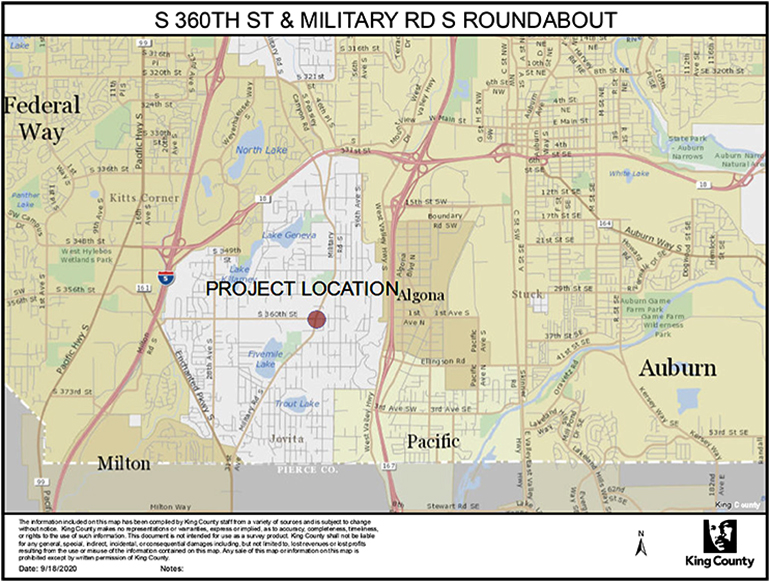 S 360th vicinity map.