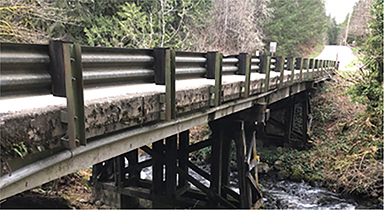 The original Tokul Bridge that was replaced