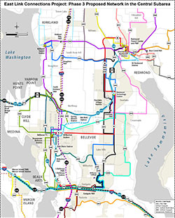 Central subarea routes - Phase 3
