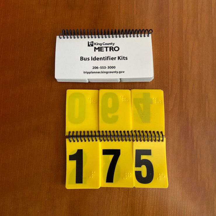 King County Metro bus identifier kits