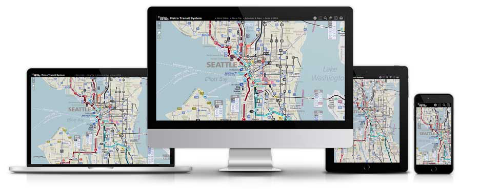 System map viewer on various devices